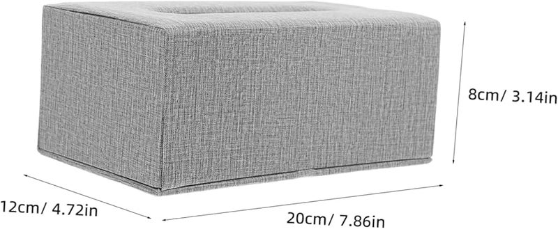 غطاء صندوق المناديل من الجلد البولي يوريثان الأسود حامل ورق التواليت الحديث للحمام - Image 2